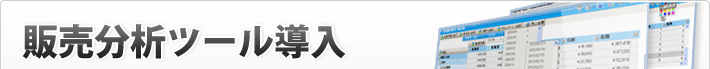 販売分析ツール導入